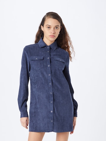 Abito camicia di Daisy Street in blu: frontale