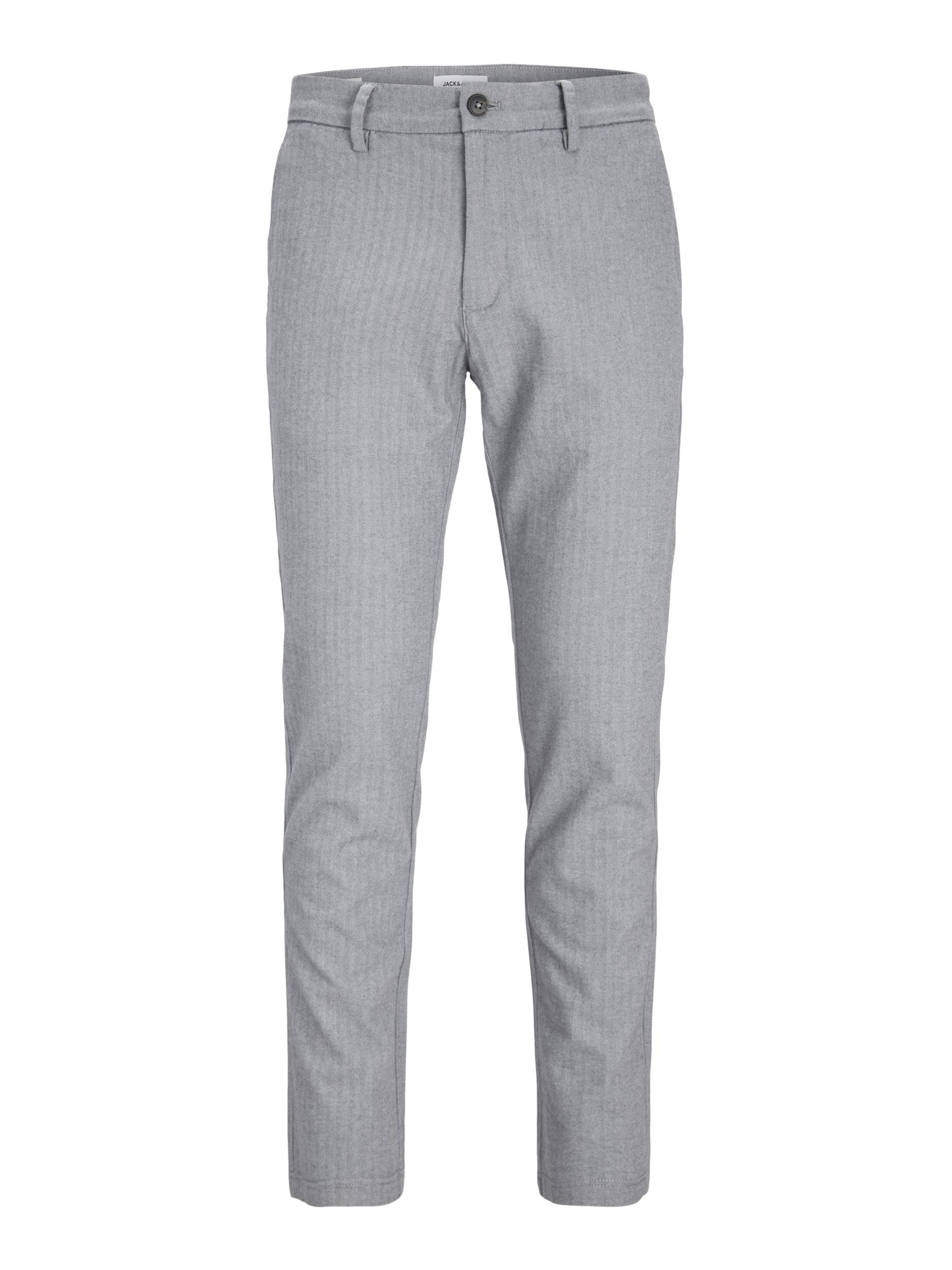 JACK & JONES Regular Hose 'Marco' in Grau: Vorderseite