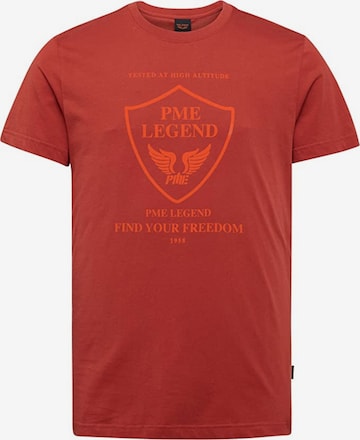 PME Legend Shirt in Rood: voorkant