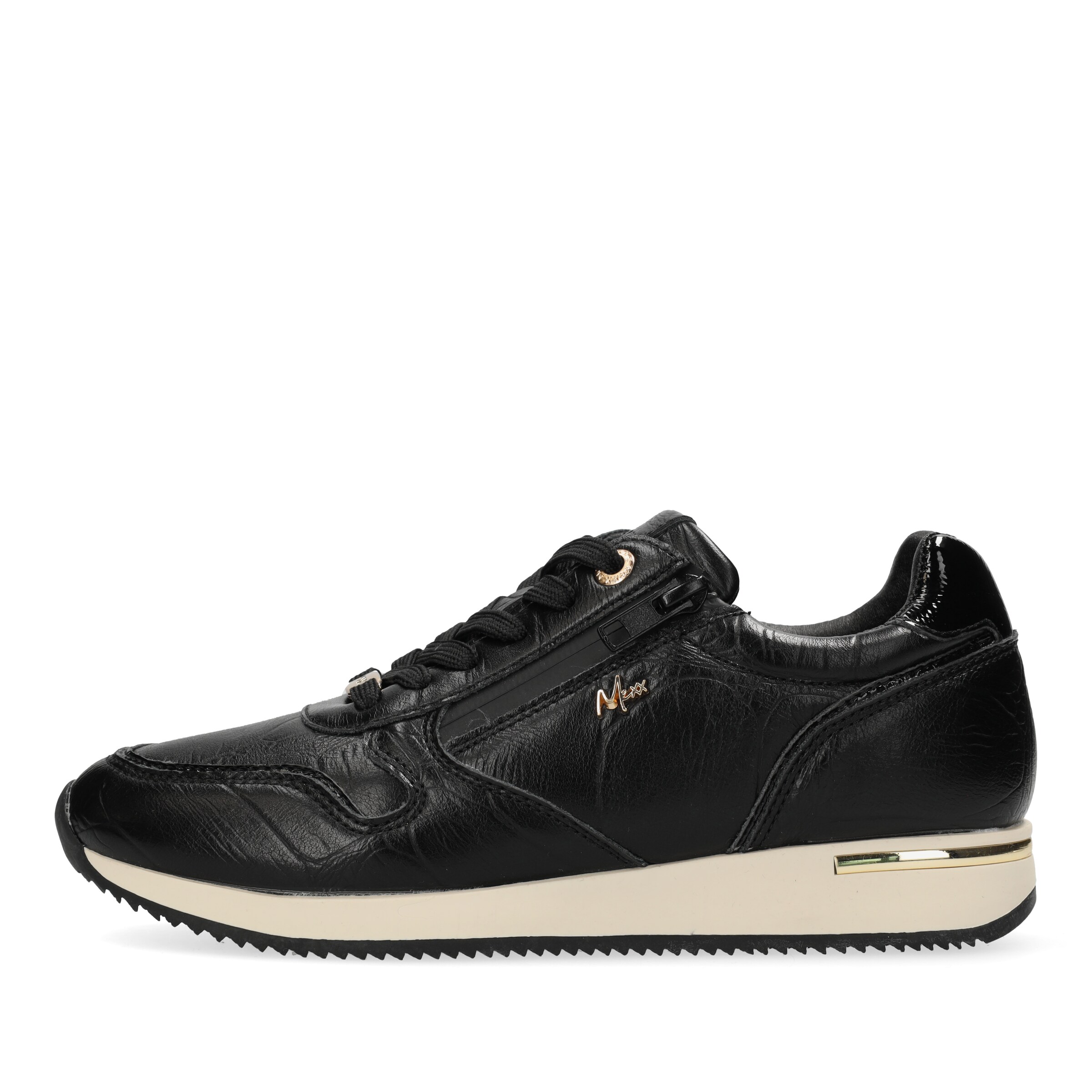 Baskets basses 'DJANA CAIA' MEXX en noir : devant