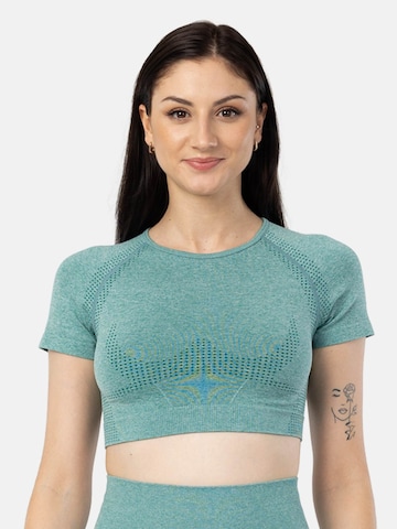 LEAFLETIC Bodywarmer 'Leafletic Women’s Short Sleeve Sports Tops' in Groen