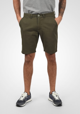 BLEND Regular Chino Pants 'Pierre' in Green: front