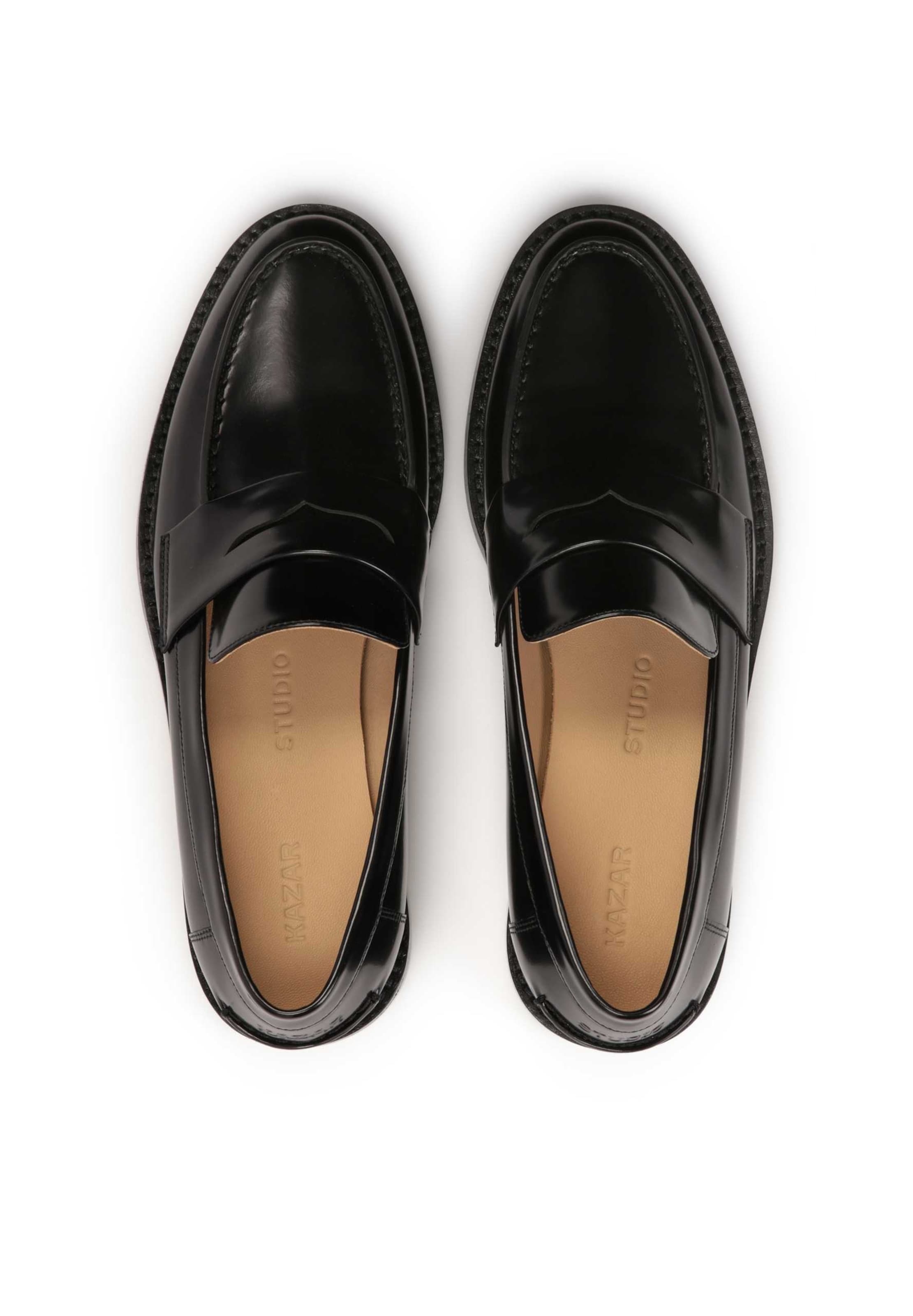 Kazar Studio Mokassin in Schwarz
