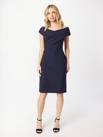 Lauren Ralph Lauren Cocktail Dress 'IRENE' in Blue: front