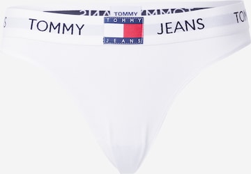 Slip de la Tommy Jeans pe alb: față