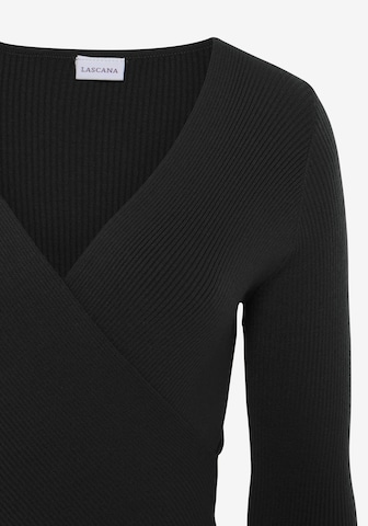 LASCANA Sweater in Black