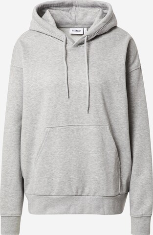 WEEKDAY Sweatshirt 'Alisa' in Grau: predná strana