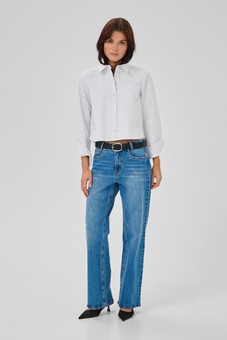 Chemisier 'Jean' My Essential Wardrobe en blanc