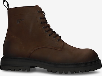 BLACKSTONE Boots med snörning 'ONYX TATE' i brun: framsida