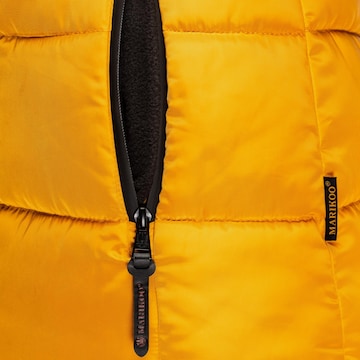 MARIKOO Winter coat 'Moonshine' in Yellow