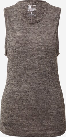 HIIT Sports Top in Grey: front