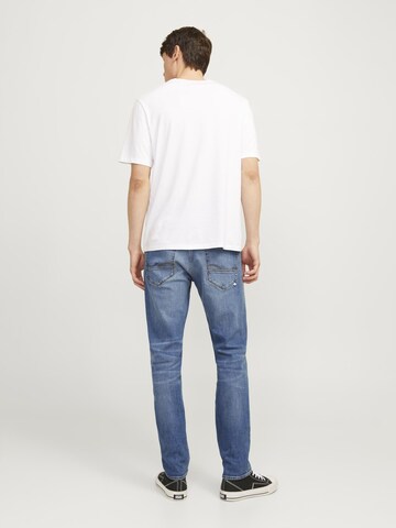 JACK & JONES Конический (Tapered) Джинсы 'JJIMike JJFox' в Синий