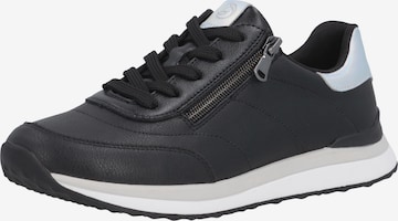 Chaussure de sport à lacets REMONTE en noir : devant