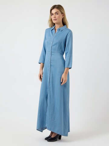 YAS Shirt dress 'YASSAVANNA' in Blue: front
