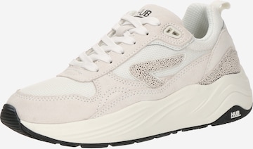 Baskets basses HUB en blanc : devant