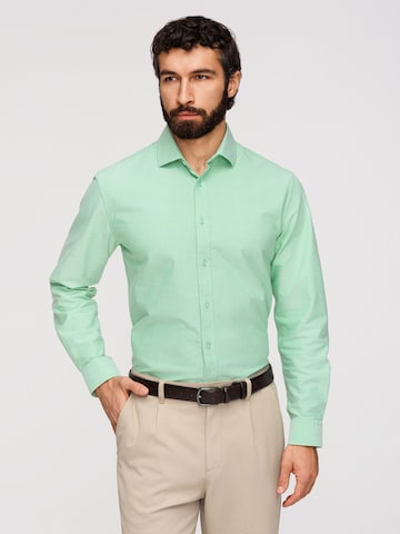 Ombre Regular fit Zakelijk overhemd in Groen