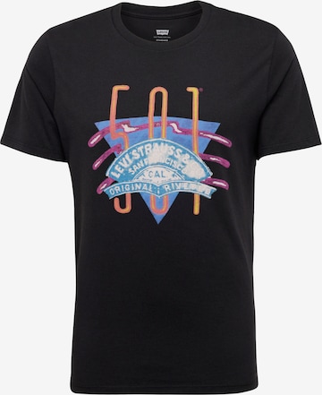LEVI'S ® Normalny krój Koszulka 'Graphic Crewneck Tee' w kolorze czarny: przód