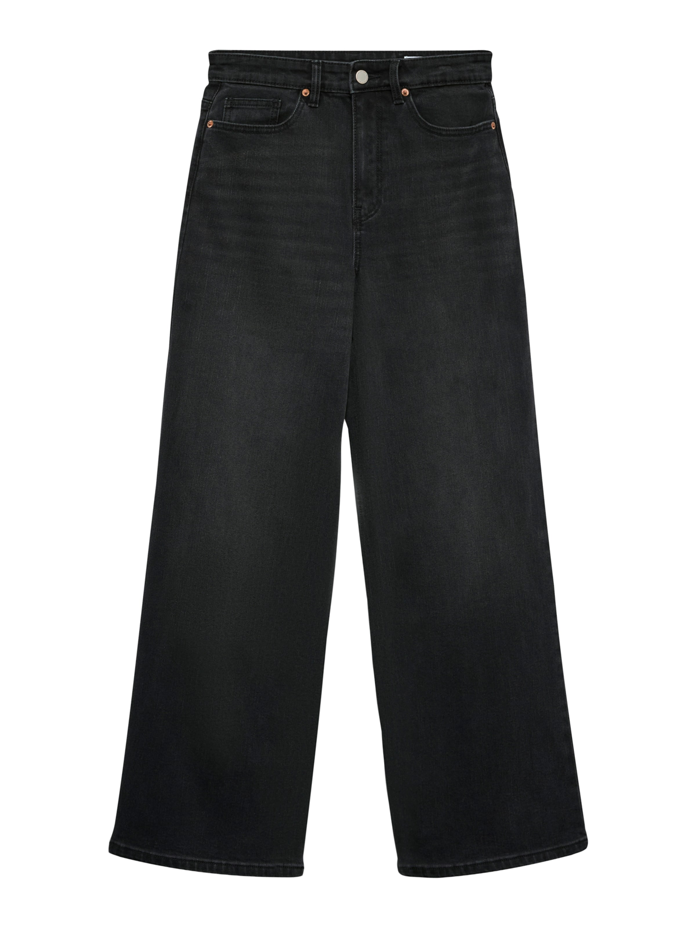 VERO MODA Wide leg Jeans 'VMOlivia' in Black: front