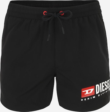 DIESEL Board Shorts 'KEN-37' in Black: front