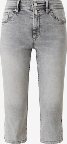 s.Oliver Slimfit Jeans in Grijs: voorkant