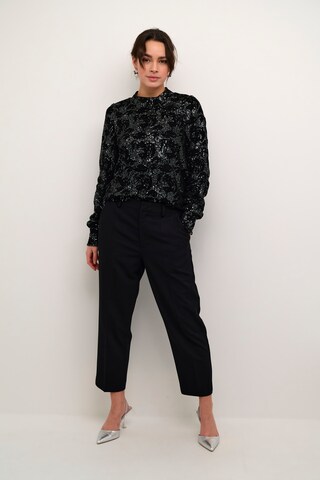 Kaffe Blouse 'Grit Sequin' in Zwart
