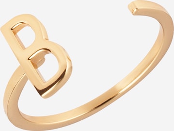 Design Letters Ring in Gold: predná strana