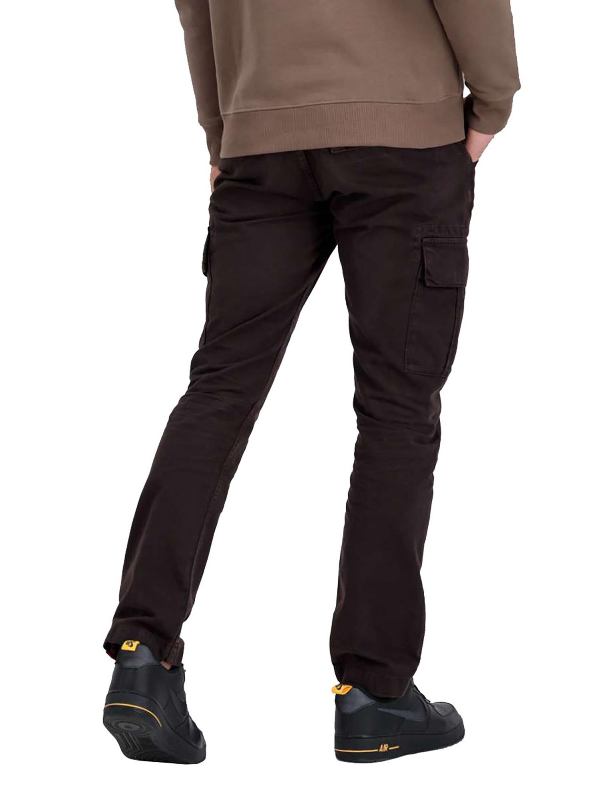 ALPHA INDUSTRIES Regular Cargohose 'Agent'‌‌‌ in Braun