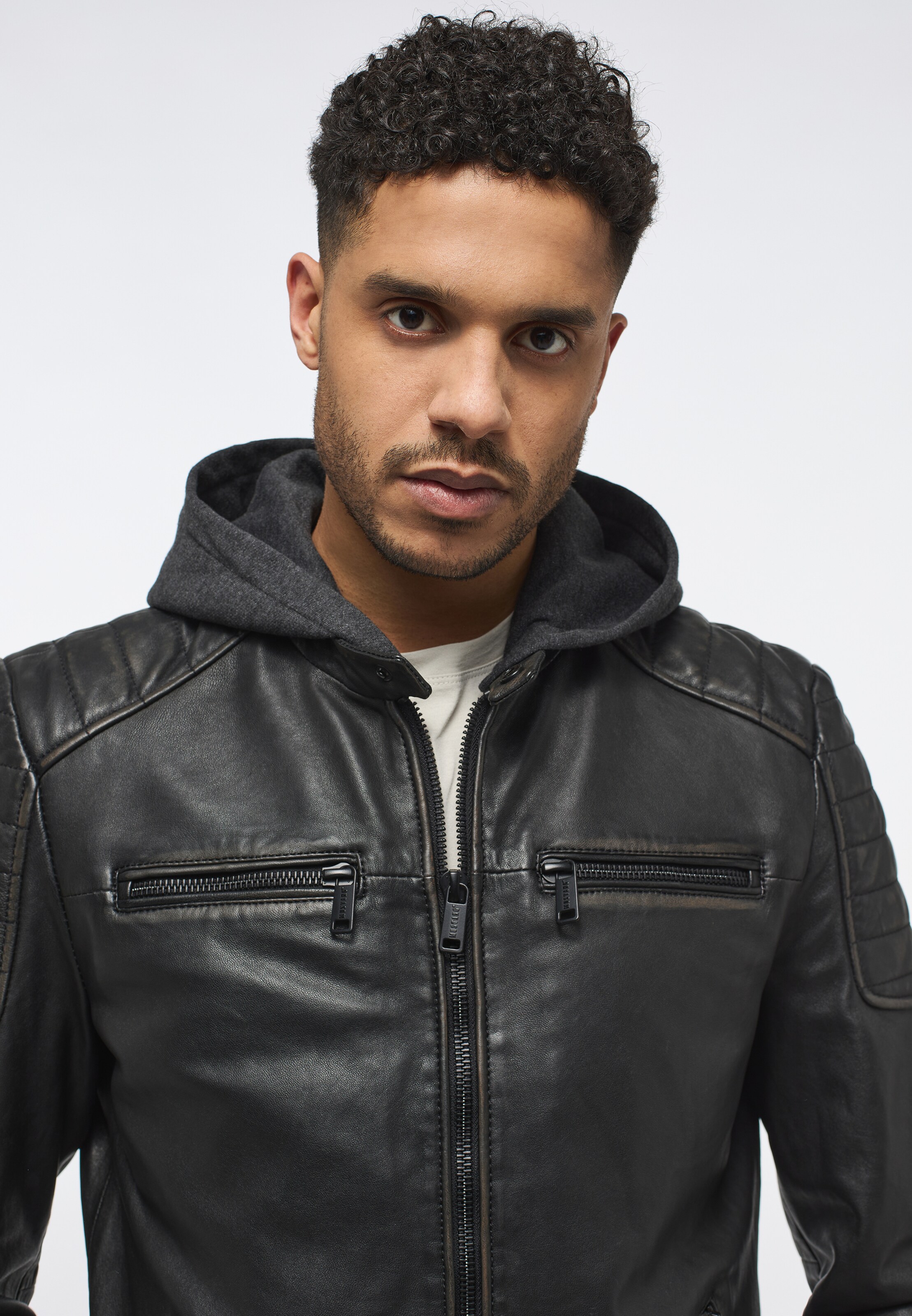 Veste cuir mustang homme new arrivals