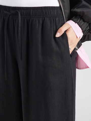 TOPSHOP Wide leg Παντελόνι 'LAKIA' σε μαύρο