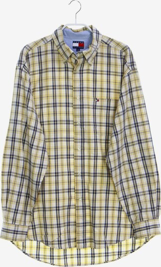TOMMY HILFIGER Button Up Shirt in M in Night blue / Yellow / Off white, Item view