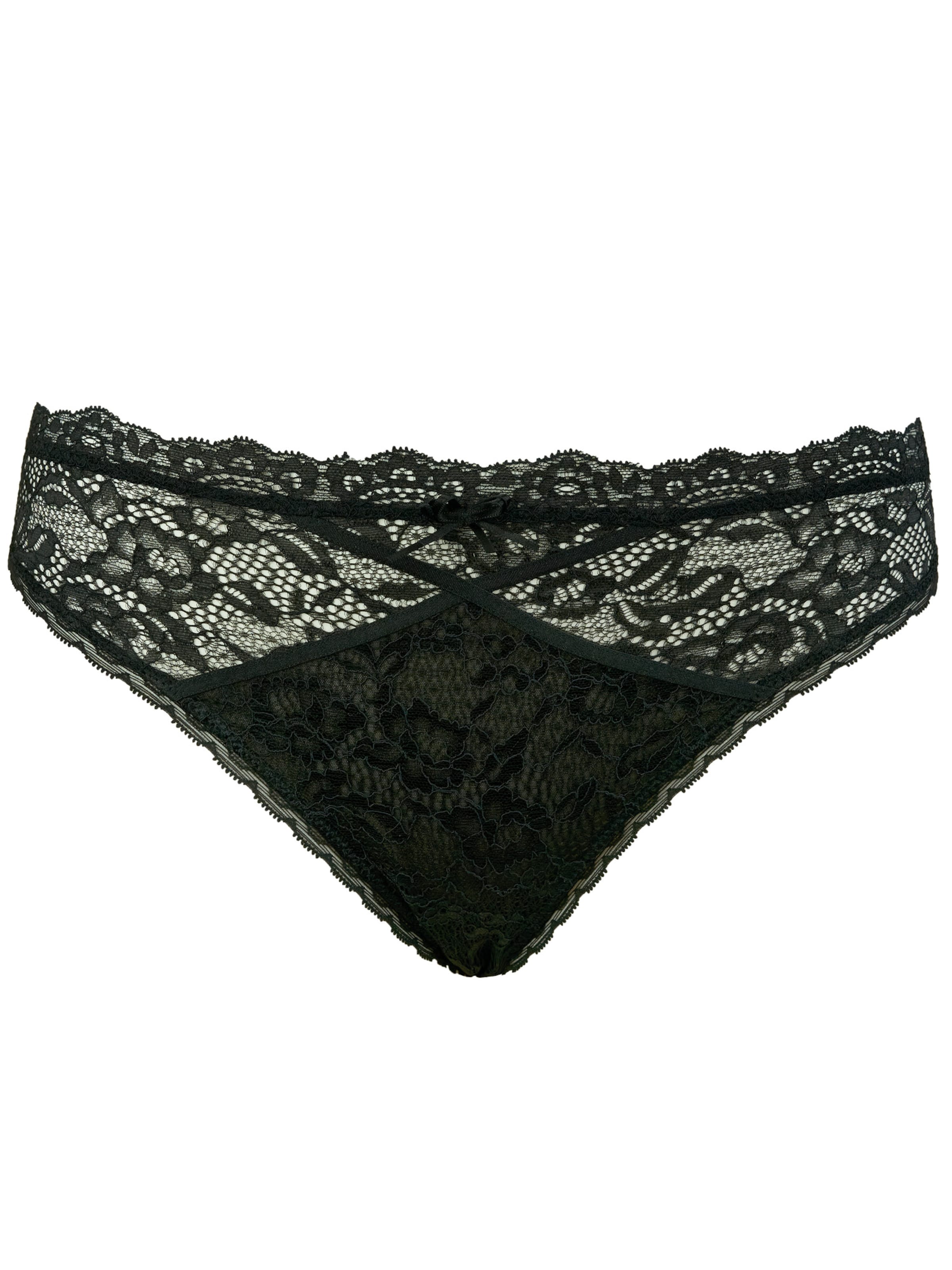 SugarShape Slip 'Eliana Velvet' in Black: front