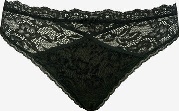 SugarShape Panty 'Eliana Velvet' in Black: front