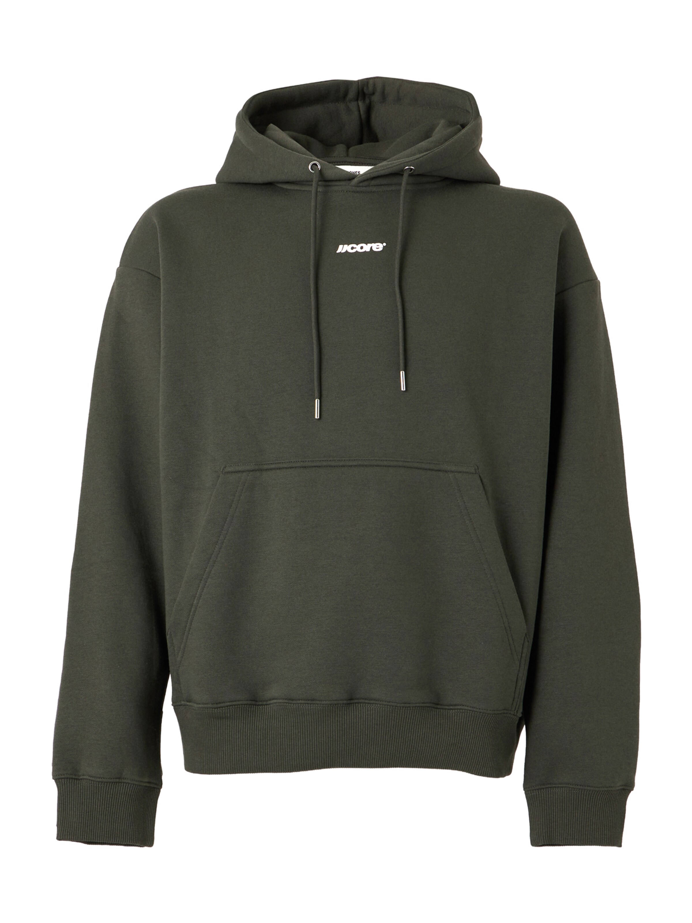 JACK & JONES Μπλούζα φούτερ 'JCOCLUB' σε XS σε σκούρο πράσινο, Άποψη προϊόντος