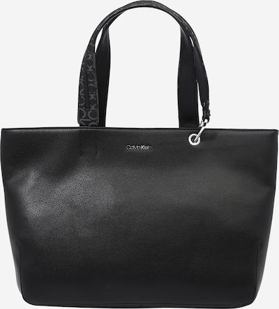 Calvin Klein Cabas 'Accent' en gris / noir, Vue avec produit