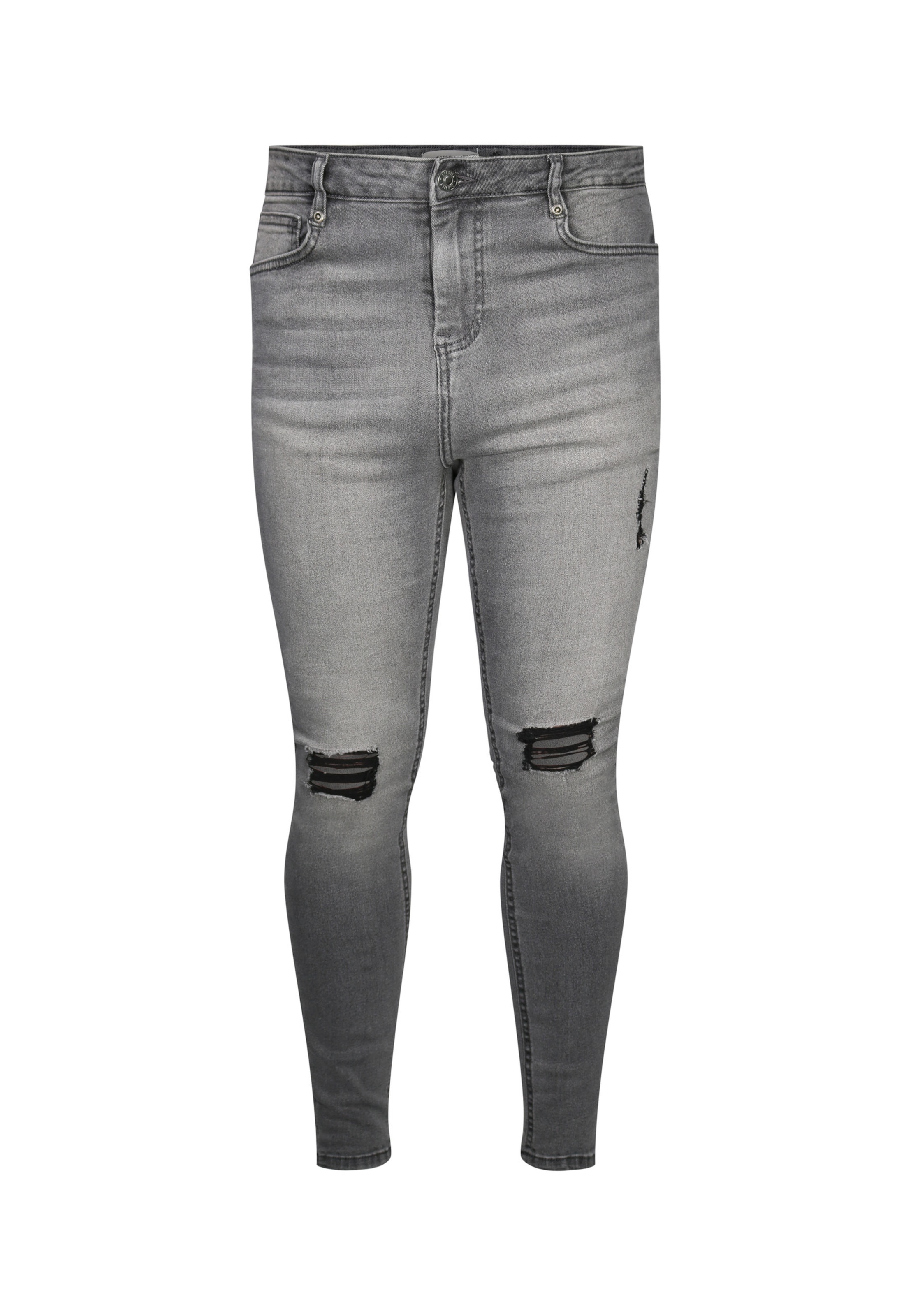 SikSilk Skinny Jeans in Grijs: voorkant