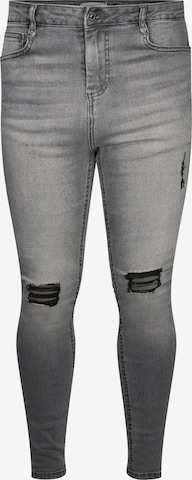 SikSilkSkinny Traperice - siva boja: prednji dio