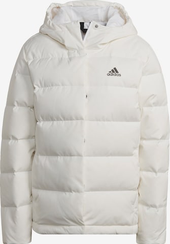 ADIDAS SPORTSWEAR Outdoor Jacket 'Helionic' in White: front