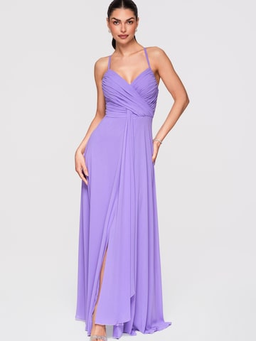 Ombre Evening dress in Purple: front