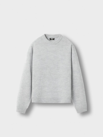 Burocs Sweater 'Knit' in Grey: front