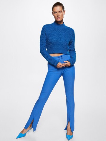 MANGO Pullover 'Grass' in Blau