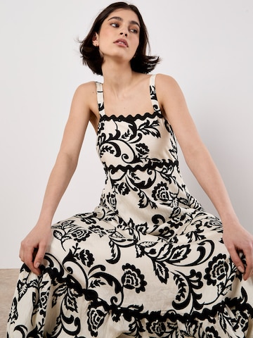 Apricot Dress in Beige