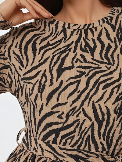 Hiccup Dress in Camel / Black, Item view