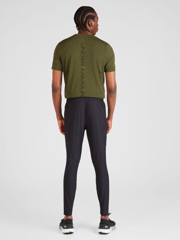 UNDER ARMOUR - Slimfit Calças de desporto 'Challenger Pro' em preto