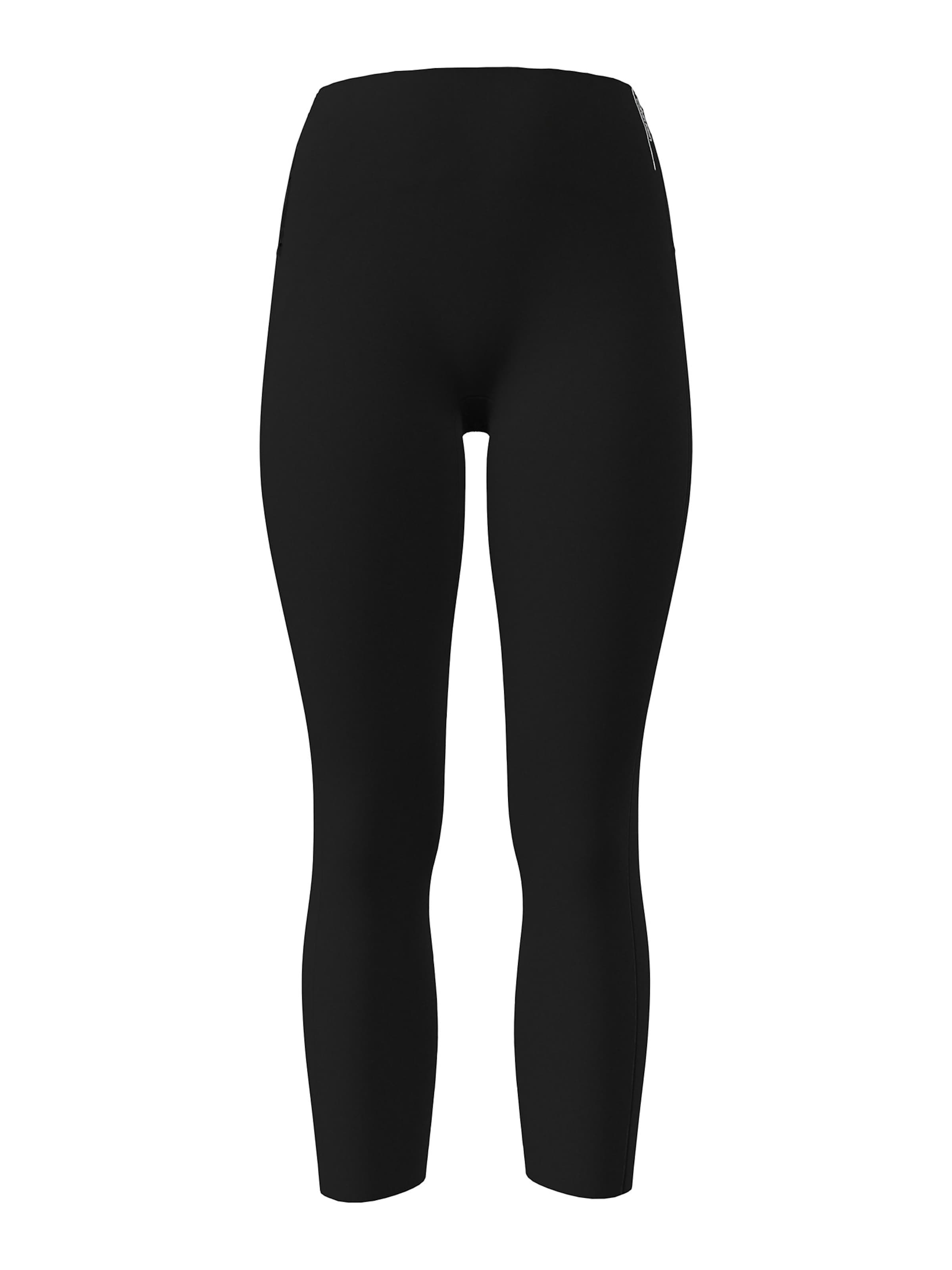 Skinny Pantalon de sport Calvin Klein Sport en noir : devant