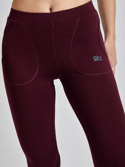 SPORTKIND Sports trousers 'Long Leggings with Pockets' in XS in Burgundy, Item view