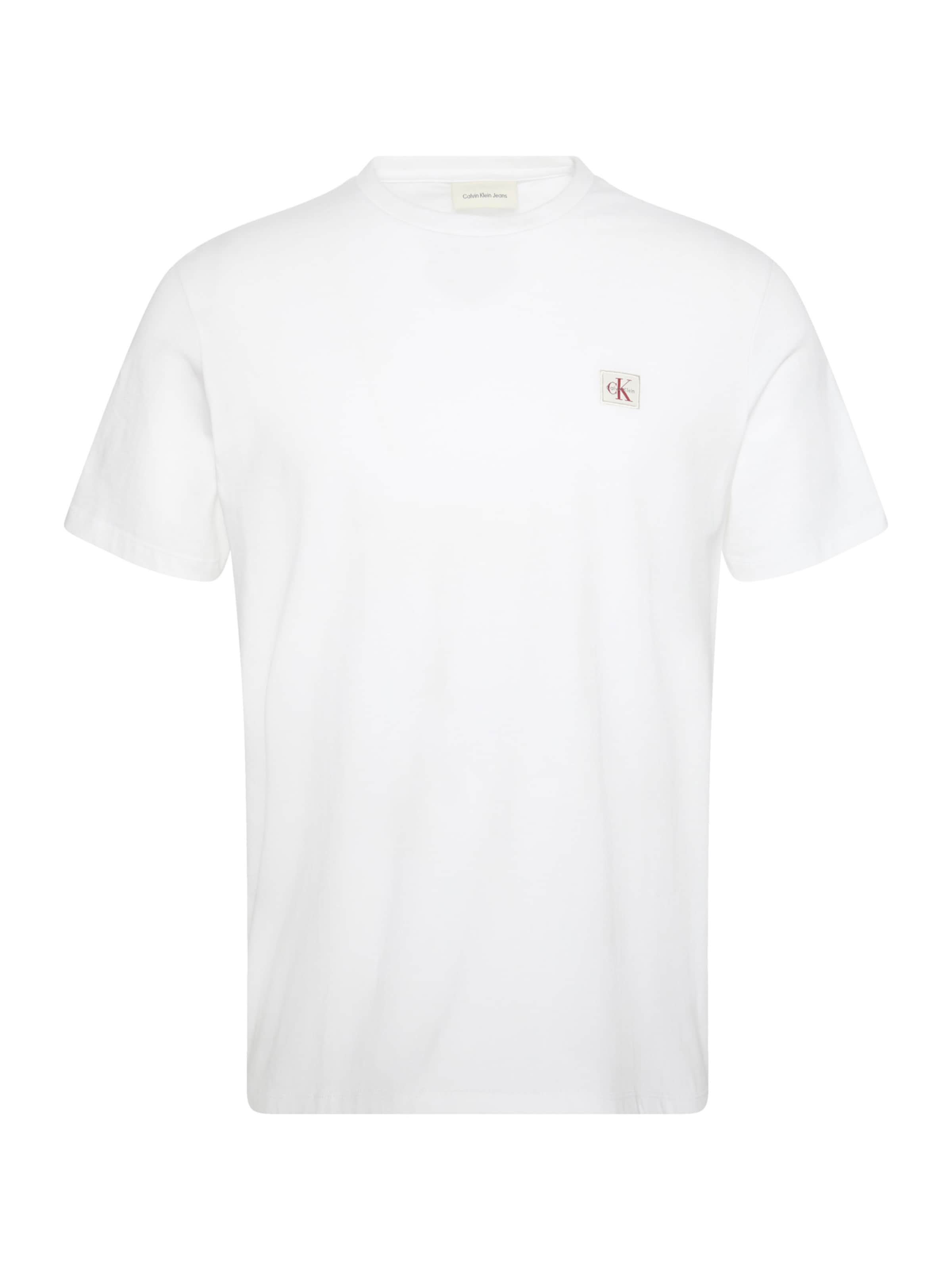 Calvin Klein Jeans Koszulka w kolorze biały: przód