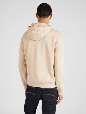 HUGO Sweatshirt 'Dapo' i beige