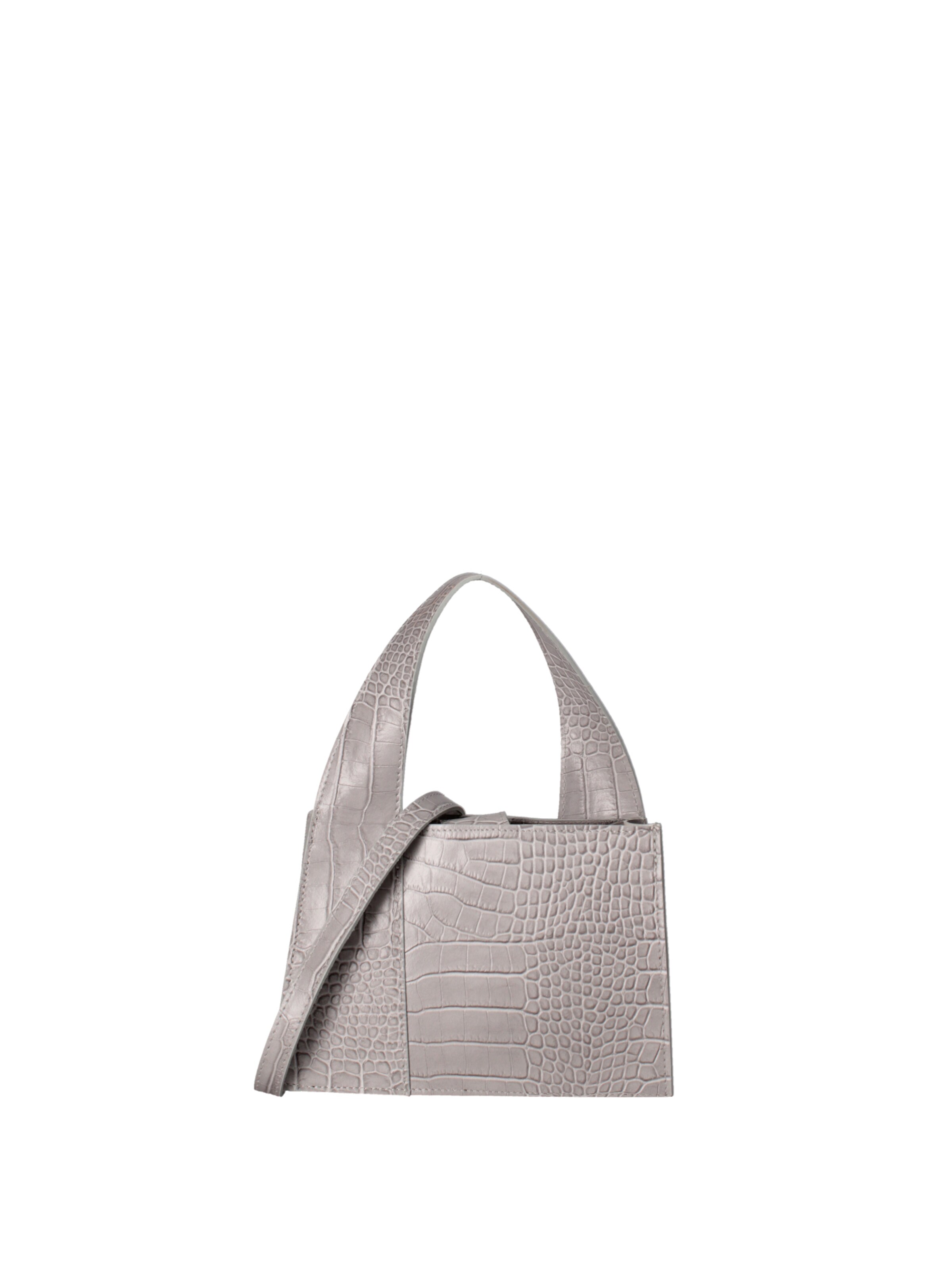 Roberta Rossi Handtasche in Grau: Vorderseite