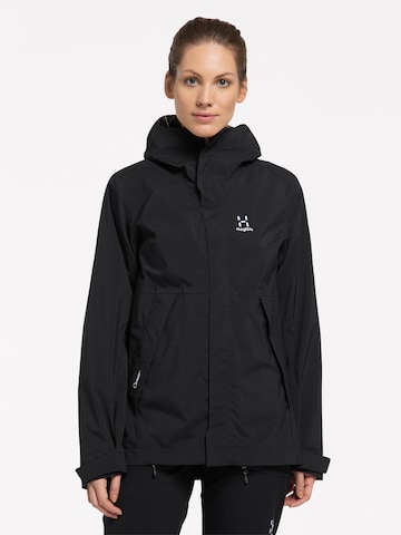 Haglöfs Outdoor Jacket 'Tjärn' in Black: front