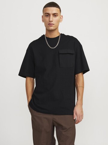 JACK & JONES Shirt in Black: front